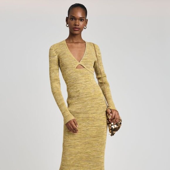 10 Crosby Derek Lam Dresses & Skirts - NWT: Derek Lam 10 Crosby Geovana Long Sleeve Cut Out Sweater Dress